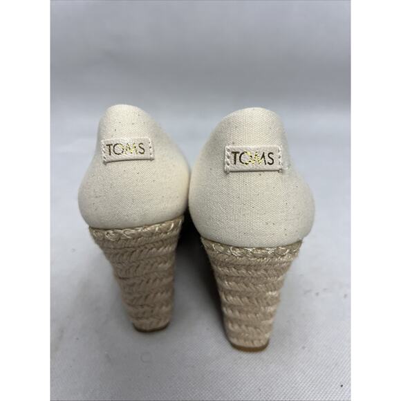 TOMS Michelle Espadrille Wedge Sandal Women Sz US 6 - Picture 6 of 10